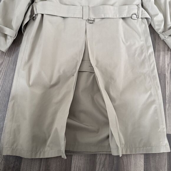 Vintage Brooks Brothers Mens Sz 36 Short Tan Over Coat Dacron Polyester DuPont - Picture 12 of 12